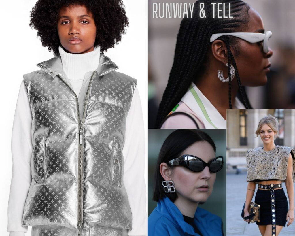 Summer Spring Trends 2023 Silver Metallic Runway & Tell Trend Alert 